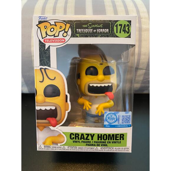 Funko Pop Television: The Simpsons - Crazy Homer - Picture 1 of 6